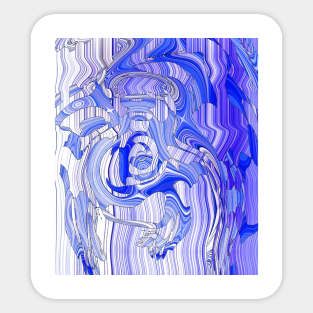 Digital abstract art 3.16 Sticker